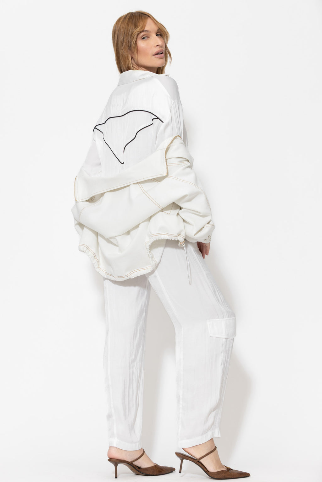 White Glow Sport Back Shirt