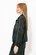 Milano Check Tencel Linen Jacket