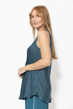 Teal Glow Bias Cami