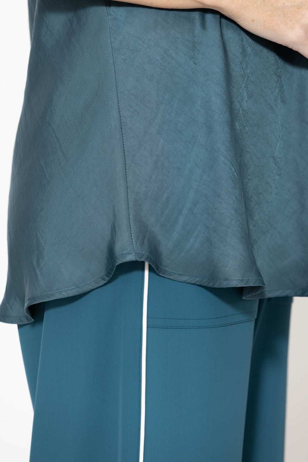 Teal Glow Bias Cami