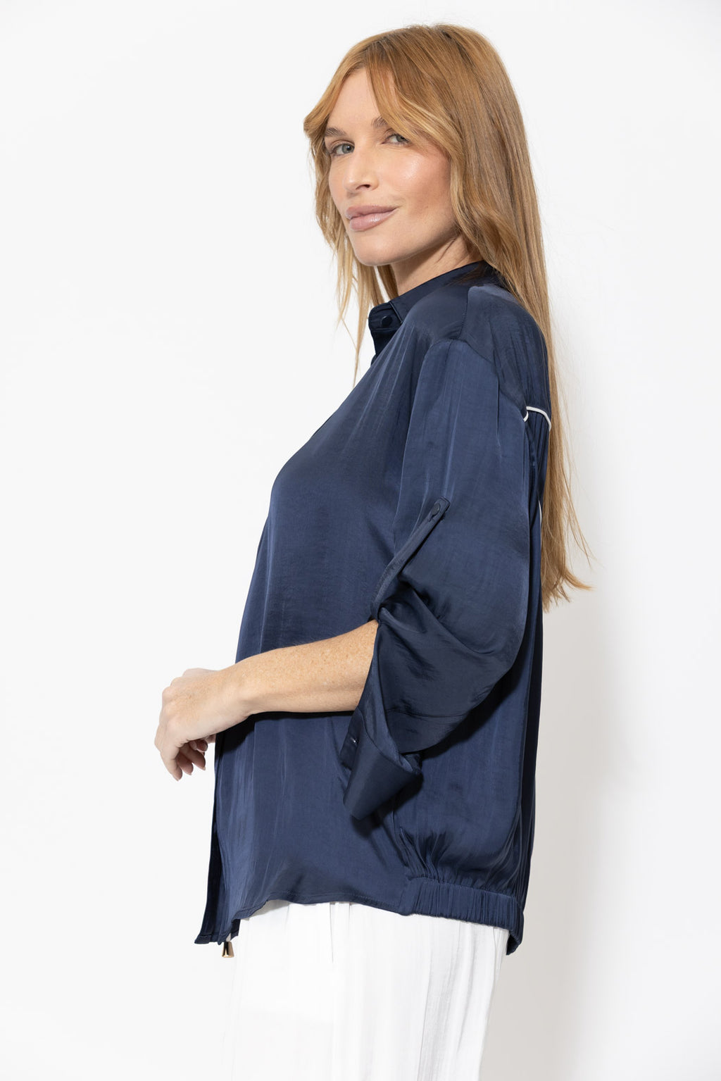 Navy Glow Sport Back Shirt