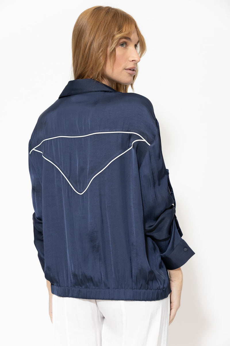 Navy Glow Sport Back Shirt