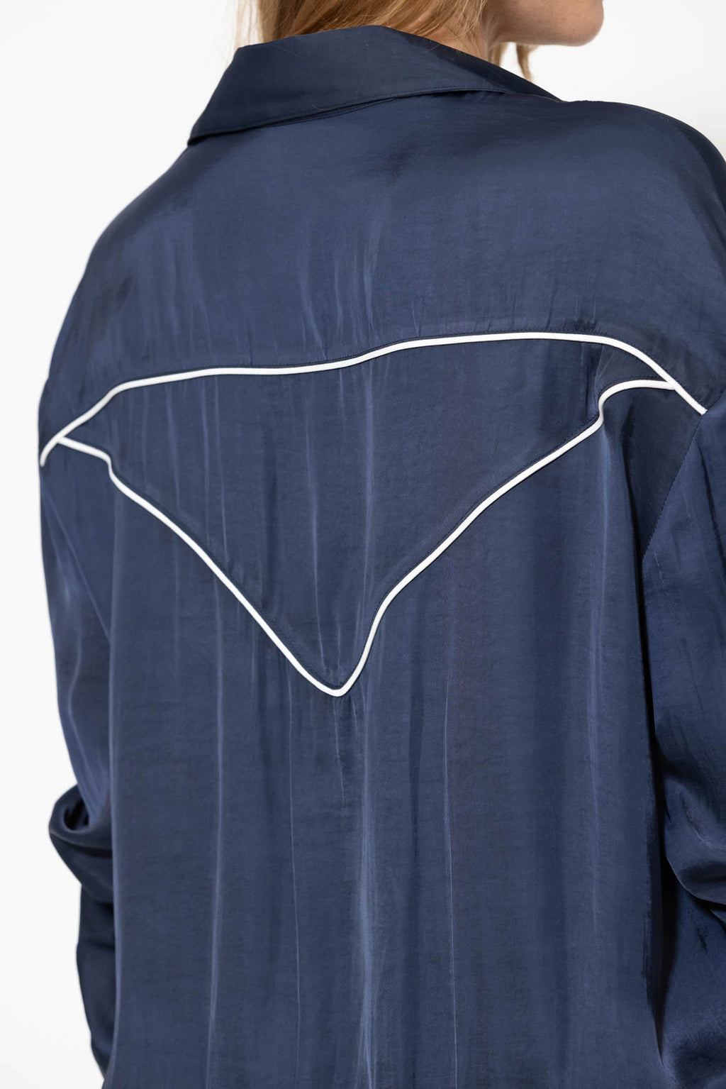 Navy Glow Sport Back Shirt