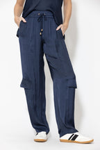 Navy Glow Cargo Pant