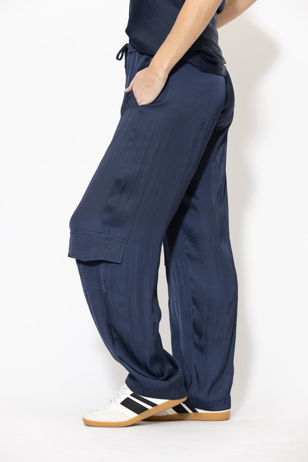 Navy Glow Cargo Pant