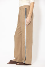 Caramel Linen Stripe Pant