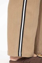Caramel Linen Stripe Pant