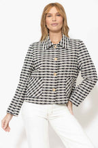 Black Collins Jacket