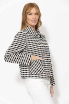 Black Collins Jacket