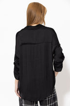 Black Glow Studded Shirt