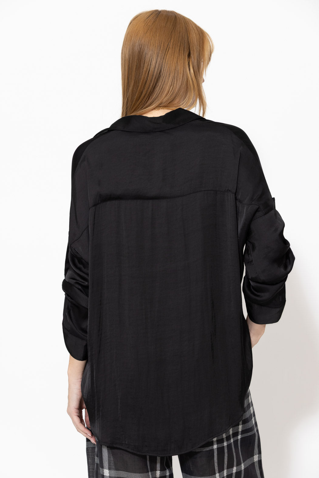 Black Glow Studded Shirt