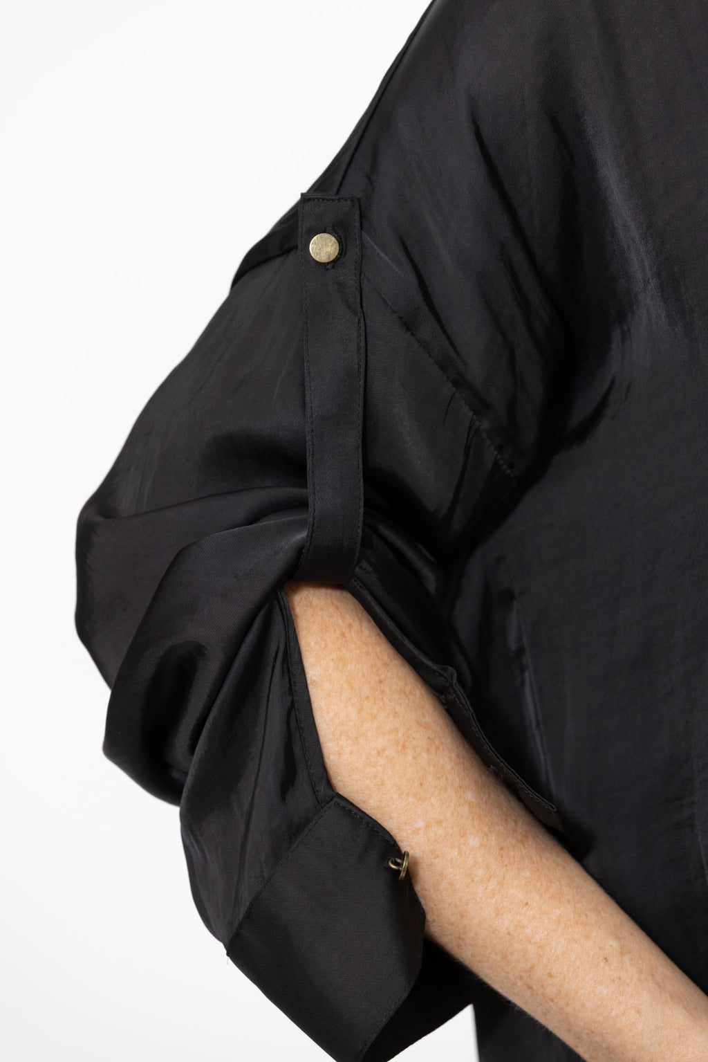 Black Glow Studded Shirt