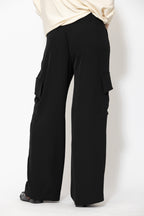 Black Euro Cleo Cargo Pant