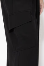 Black Euro Cleo Cargo Pant