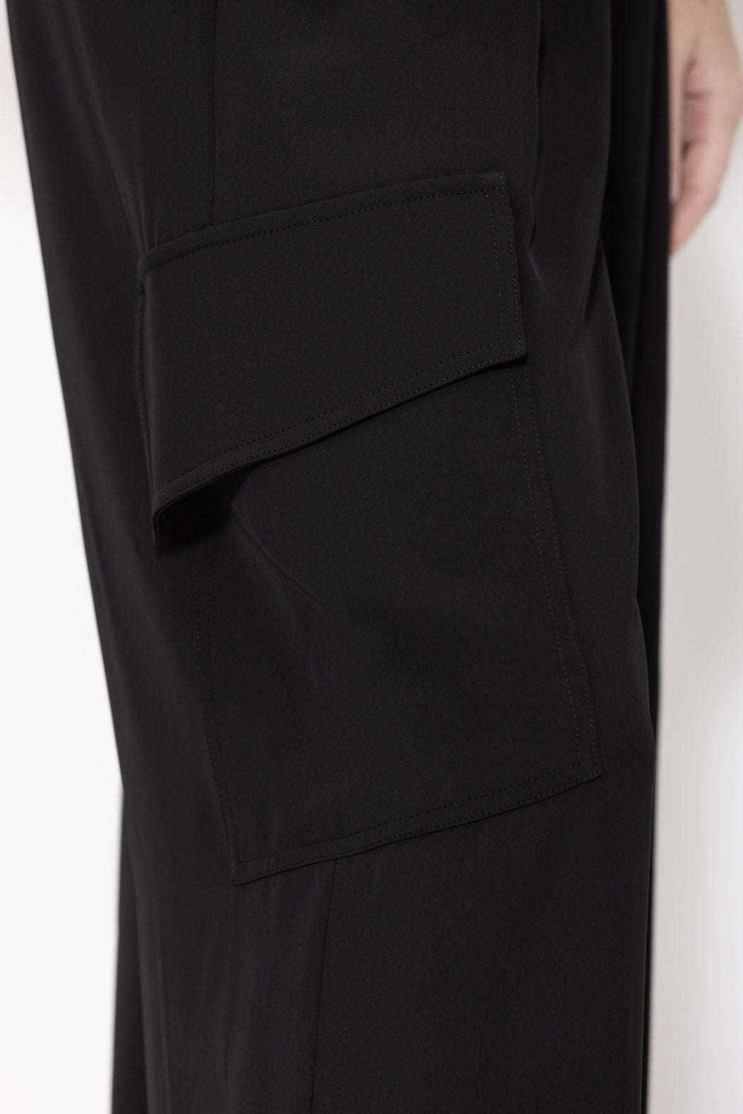 Black Euro Cleo Cargo Pant
