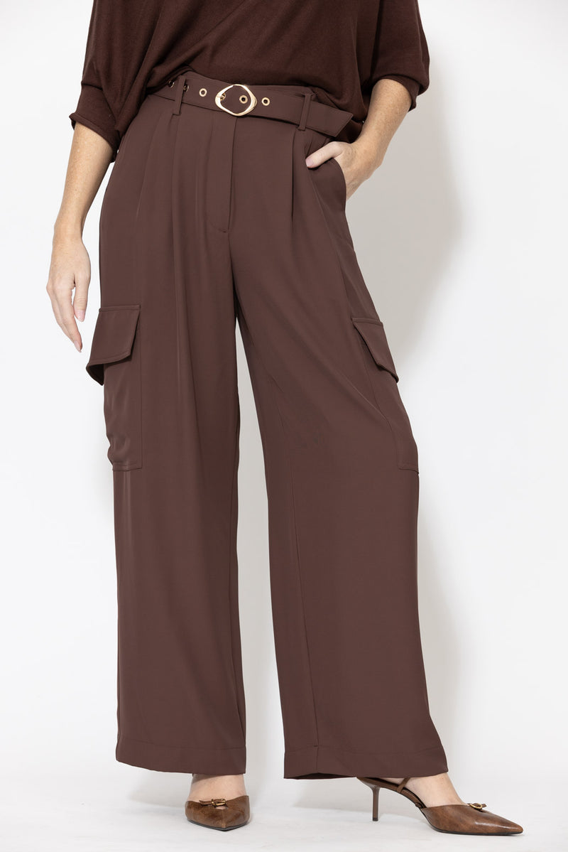 Chocolate Euro Cleo Cargo Pant