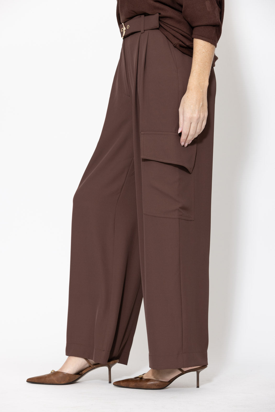 Chocolate Euro Cleo Cargo Pant