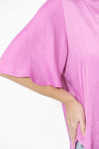 Cool Pink Milan Fluted Blogger Shirt