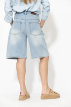 Light Denim Denim Shorts