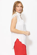 White Glow Lace Blogger Shirt
