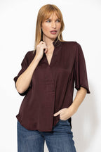 Chocolate Milan Fluted Blogger Shirt