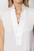 White Glow Lace Blogger Shirt