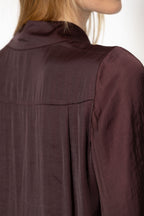 Chocolate Milan Fluted Blogger Shirt