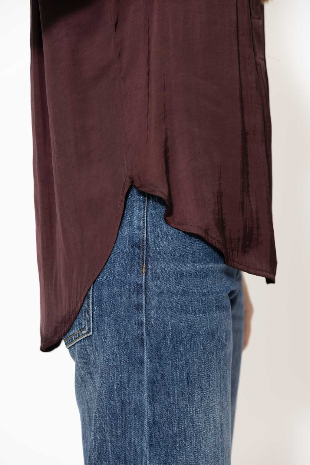 Chocolate Milan Fluted Blogger Shirt