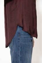 Chocolate Milan Fluted Blogger Shirt