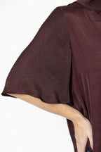 Chocolate Milan Fluted Blogger Shirt