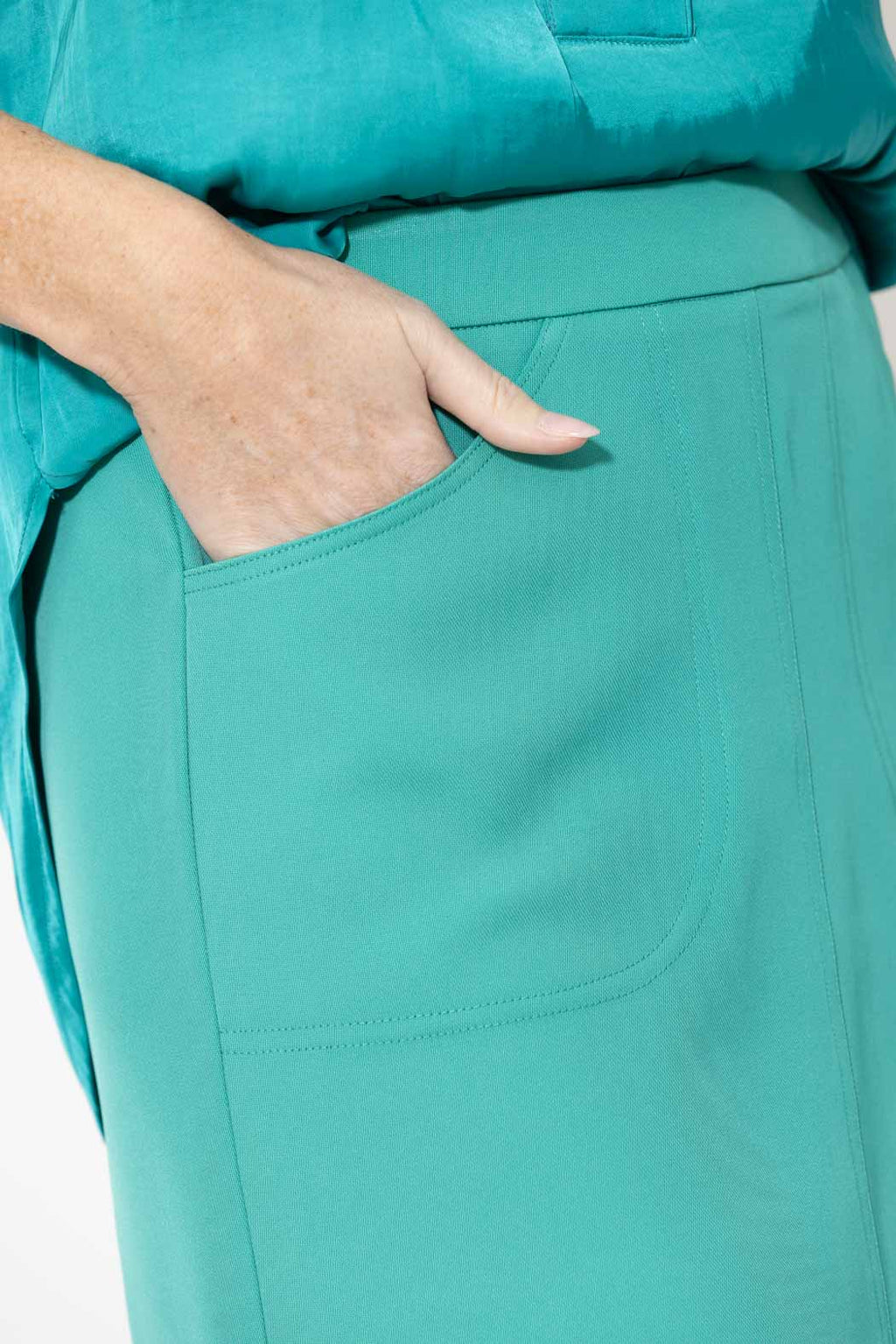 Teal Romy Mini Skirt