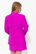 Hot Pink Romy Shaped Blazer