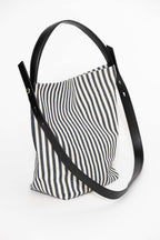Navy Zoe Stripe Bag