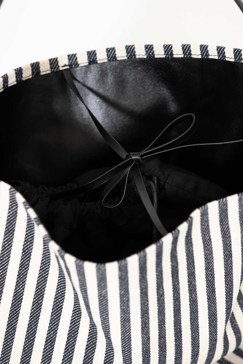 Navy Zoe Stripe Bag