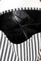 Navy Zoe Stripe Bag