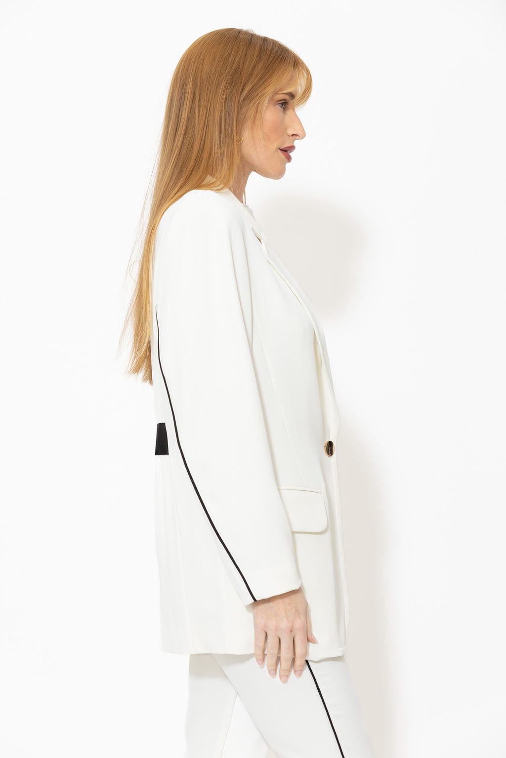 Ivory Euro Shaper Blazer