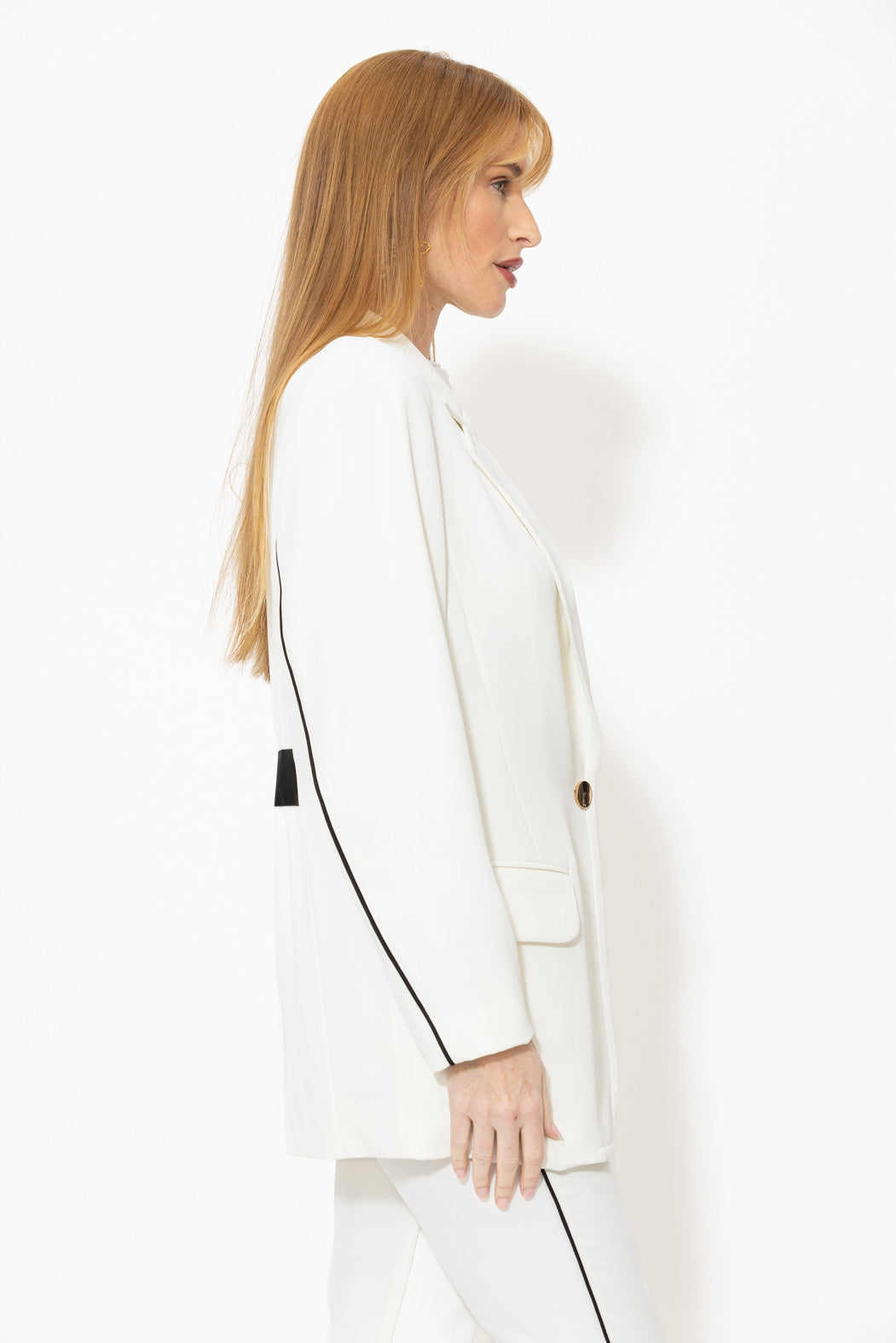 Ivory Euro Shaper Blazer