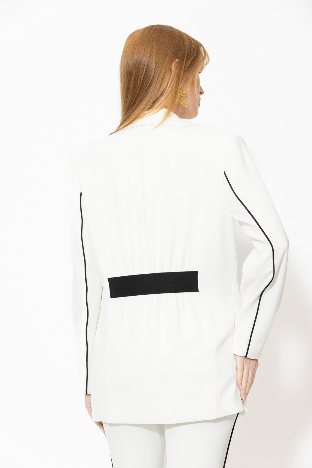 Ivory Euro Shaper Blazer
