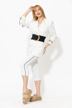 Ivory Euro Capri Pant