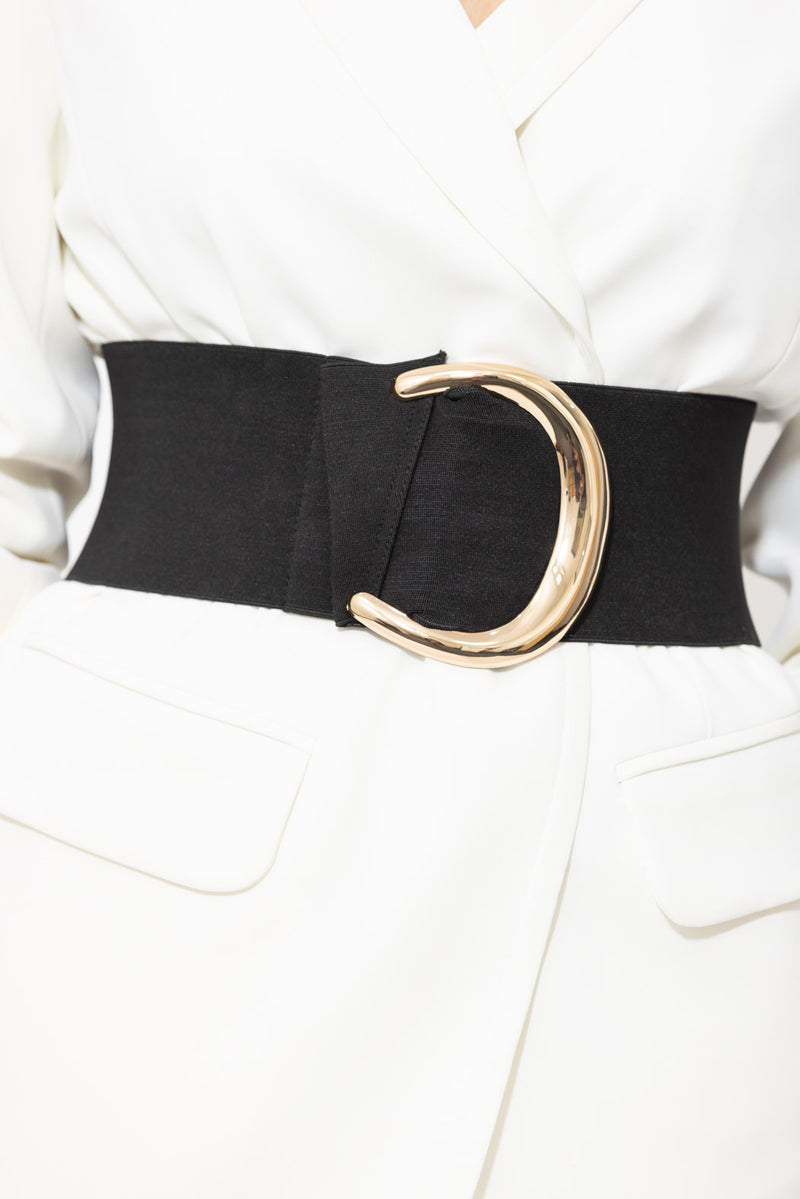 Black Corset Hook Belt