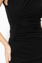 Black Tencel Madonna Top