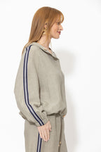 Natural Washed Linen Hooded Jacket