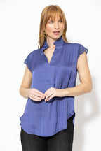 Slate Glow Lace Blogger Shirt