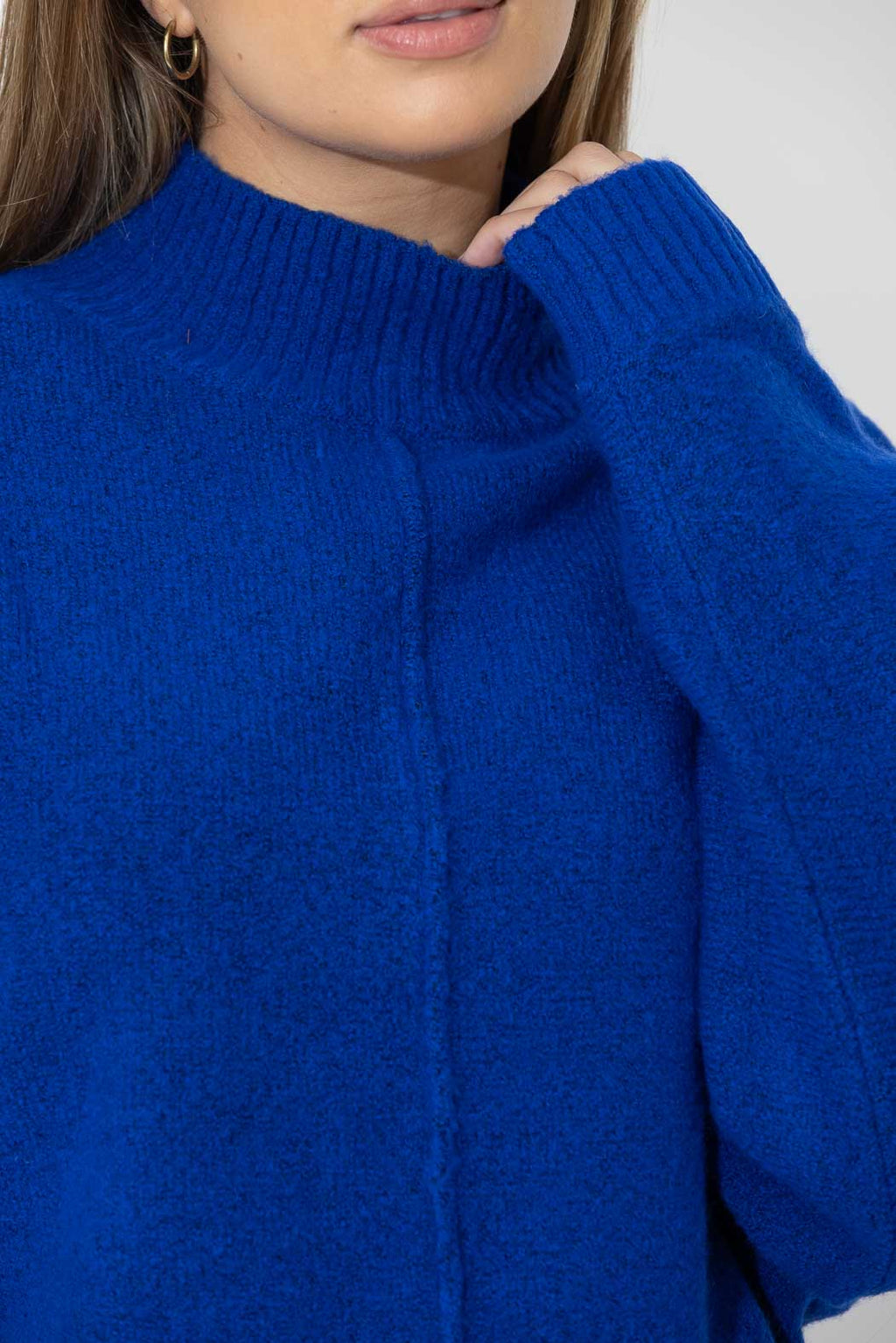 Cobalt Dolman Knit