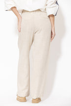 Natural Washed Linen Naples Pant