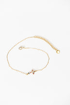 Diamante Gold Plated Cross Necklace
