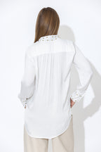 White Glow Stud Blogger Shirt