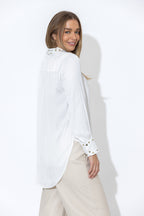 White Glow Stud Blogger Shirt