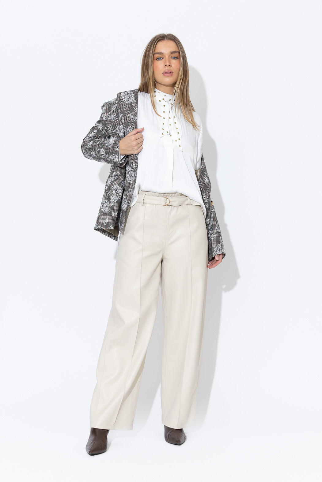 White Glow Stud Blogger Shirt