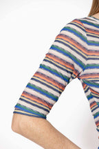 Orange Stripe Livvie Top